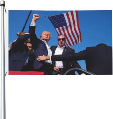 Trump Shot Flag Image